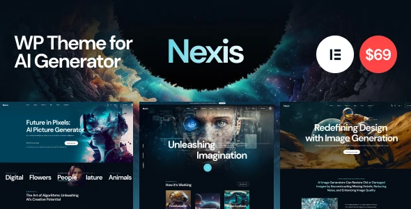 Nexis – WordPress-тема для агентств и стартапов, использующих искусственный интеллект