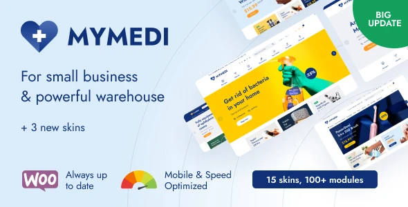 MyMedi – адаптивная тема WordPress для WooCommerce