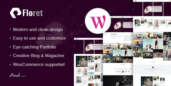 Floret – Temă WordPress creativă multifuncțională