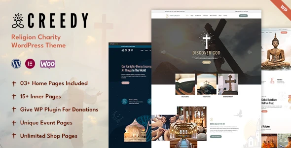 Creedy – Motyw WordPress o tematyce religijnej
