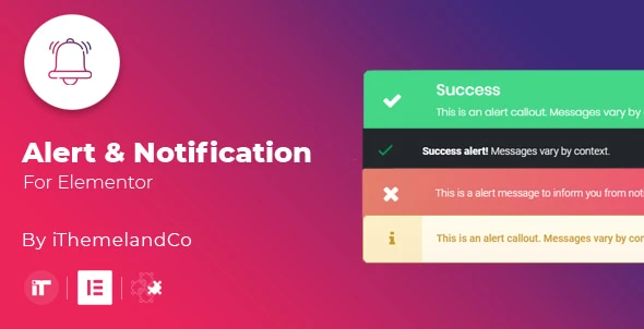 Оповещения и уведомления для Elementor
