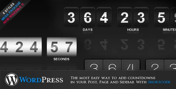 Пакет jCountdown Mega для WordPress
