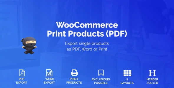 Produkty drukowane WooCommerce (PDF)