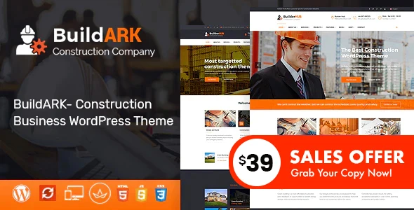 BuildARK — тема WordPress для строительного бизнеса