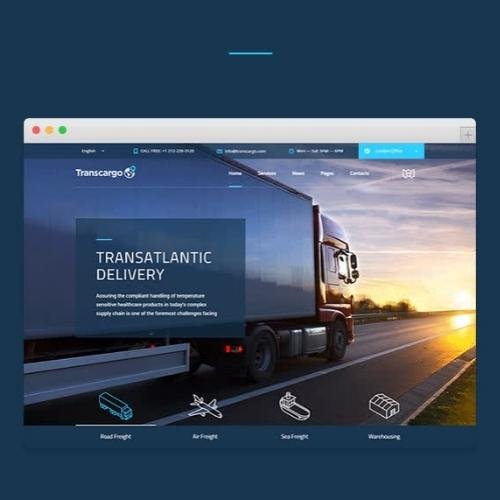 Transcargo — тема WordPress для логистики и транспортной отрасли.
