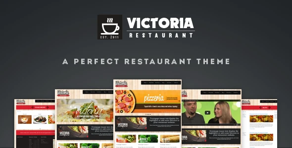 Temă WordPress Victoria Premium Restaurant