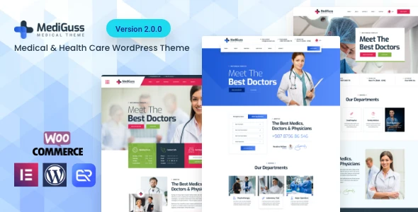 Mediguss – медицинская тема WordPress