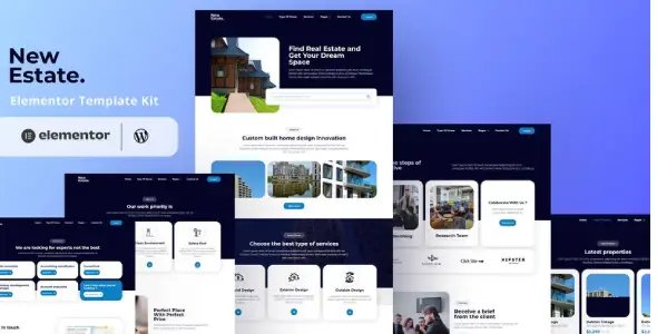 Новая недвижимость – набор шаблонов Elementor для работы с недвижимостью