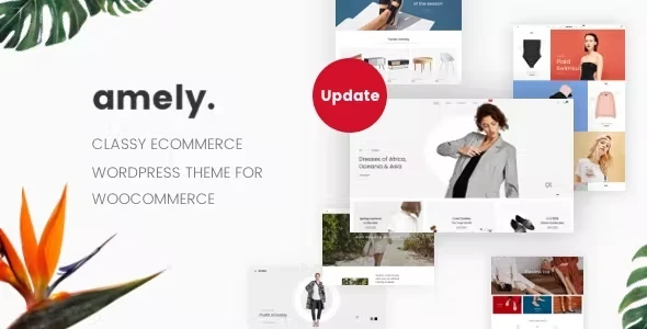 Amely – modes veikala WordPress tēma vietnei WooCommerce