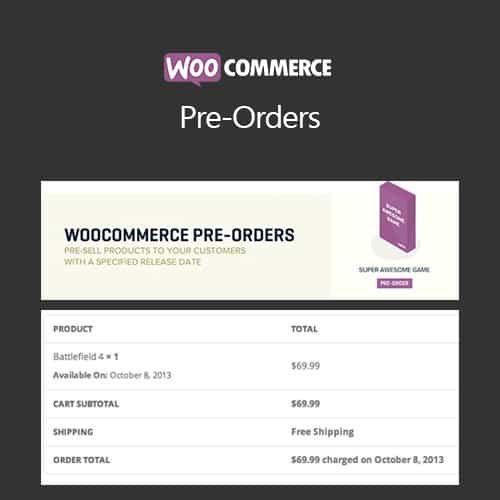 Предзаказы WooCommerce