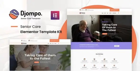 Набор шаблонов Djompo Kit – Senior Care Elementor Template Kit