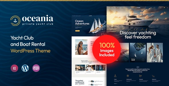 Oceania – Тема WordPress для яхт-клуба и проката лодок