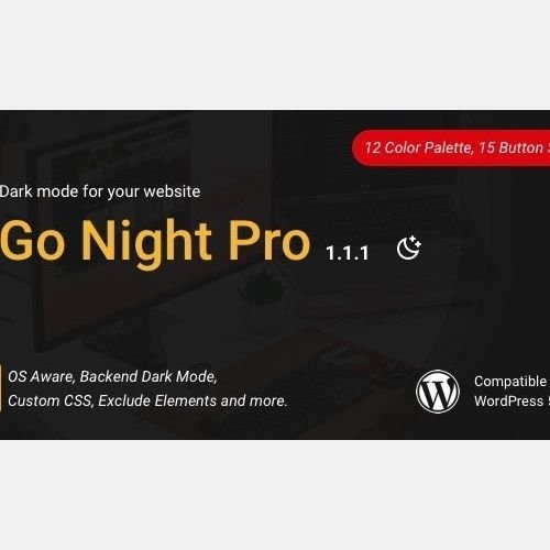 Go Night Pro | Плагин WordPress для темного/ночного режима