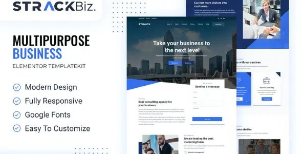 Набор шаблонов Strack Biz Elementor