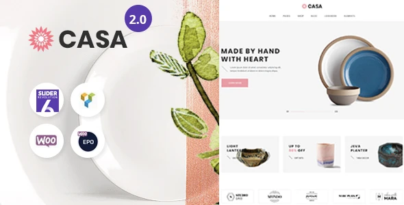 Casa – WooCommerce тема для меблів та кераміки