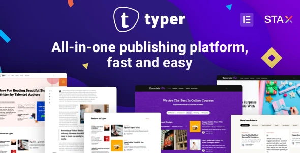 Typer – тема WordPress для многопользовательской публикации