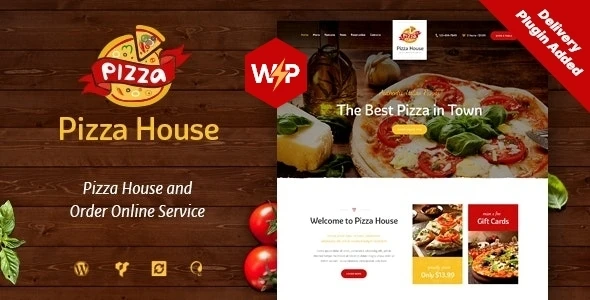 Pizza House – Тема WordPress для ресторанов/кафе/бистро