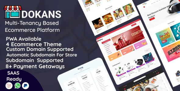 DOKANS – Многопользовательская платформа электронной коммерции (SAAS)